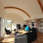 Open-plan living and dining